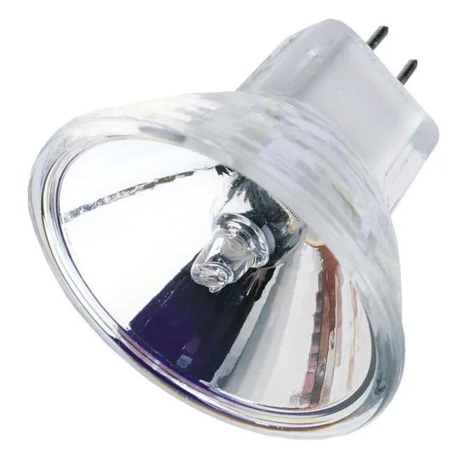 10 Watt MR11 Halogen Low Voltage Narrow Flood Clear Lens GU4 Base, 12 Volt, Card