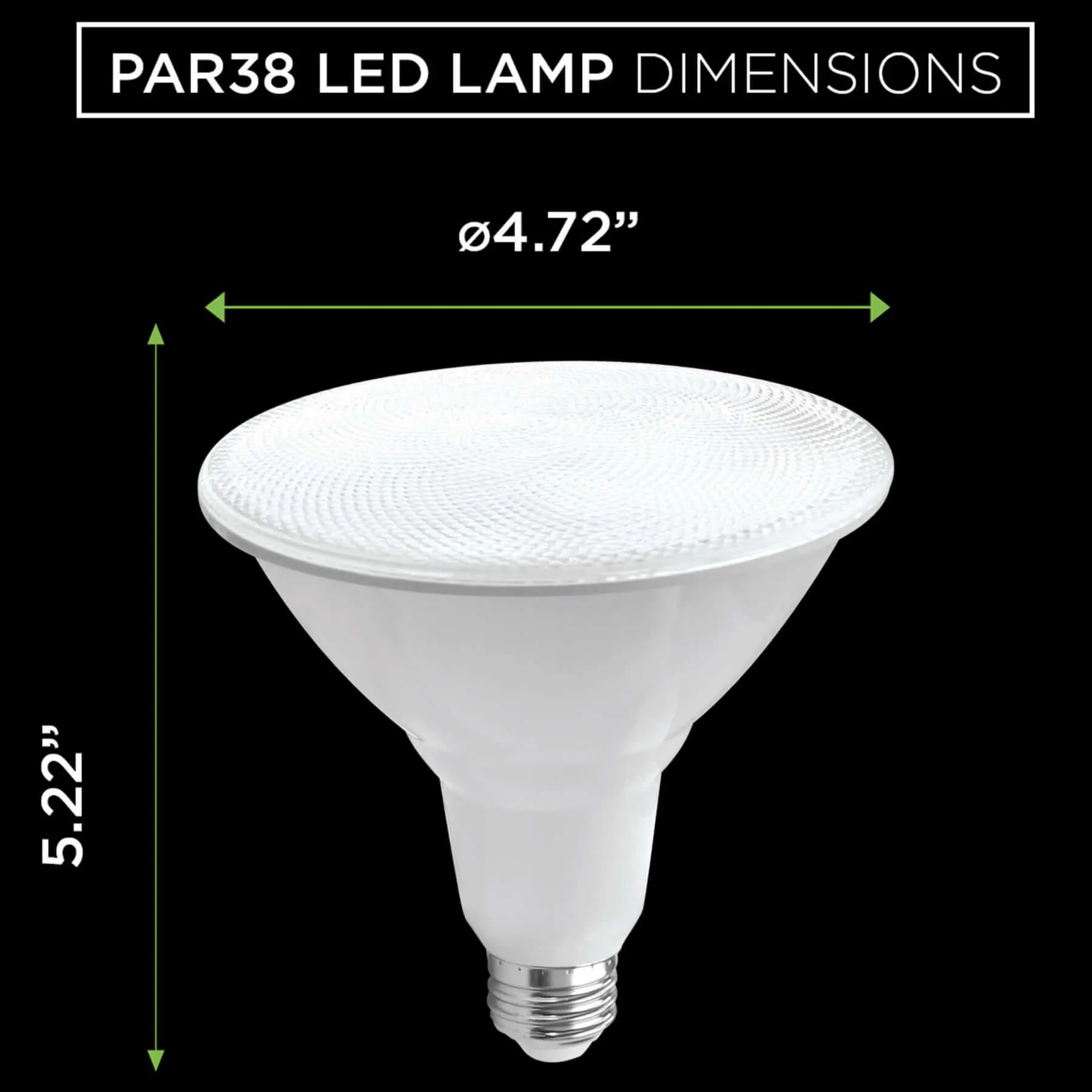 100-Watt Equivalent PAR38 Shape E26 Base 1500 Lumen LED Light Bulb