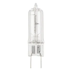 100 Watt T4 JC Halogen Clear GY8.6 Base, 120 Volt, Card