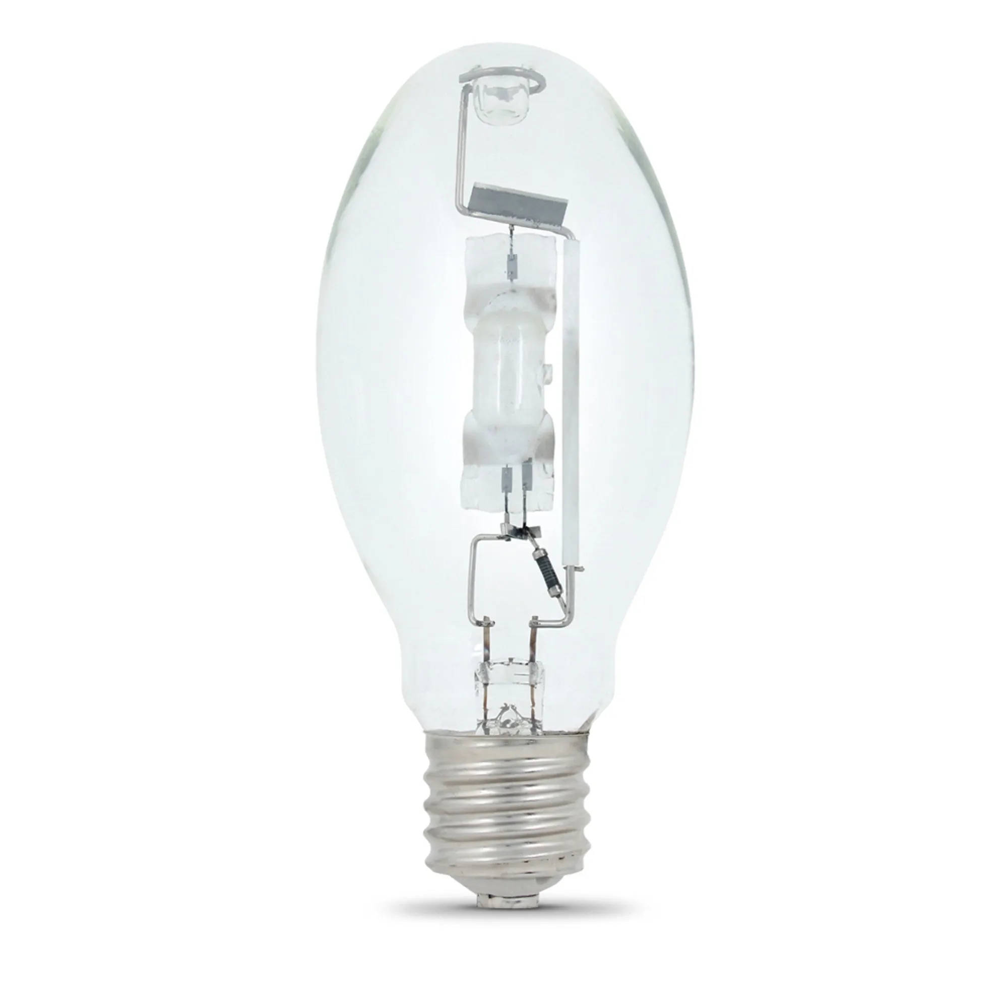 100W Cool White (4200K) ED17 Shape E26 Medium Base Clear Metal Halide High Intensity Discharge HID Light Bulb