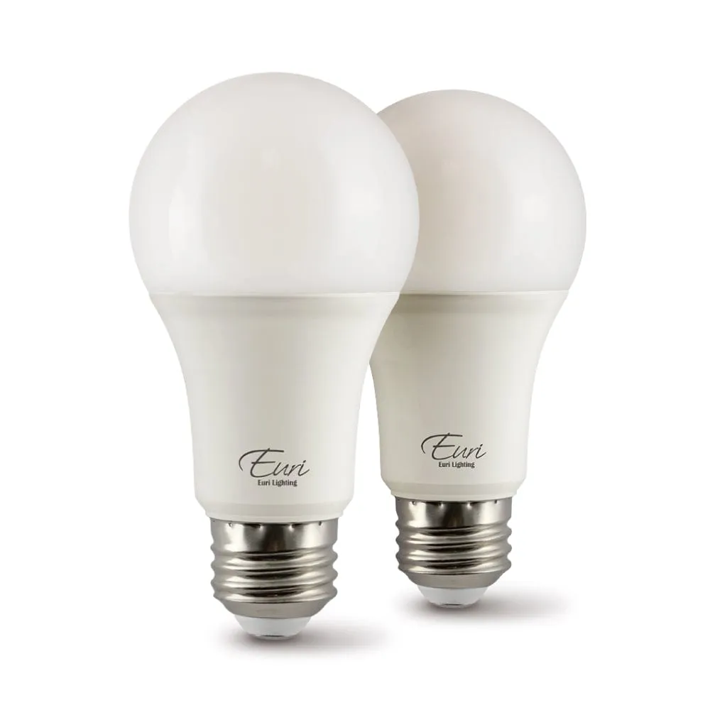 12W A19 Dimmable LED Bulb - 200 Degree Beam - E26 Medium Base - 1100 Lm - 5000K Cool White - 2-Pack