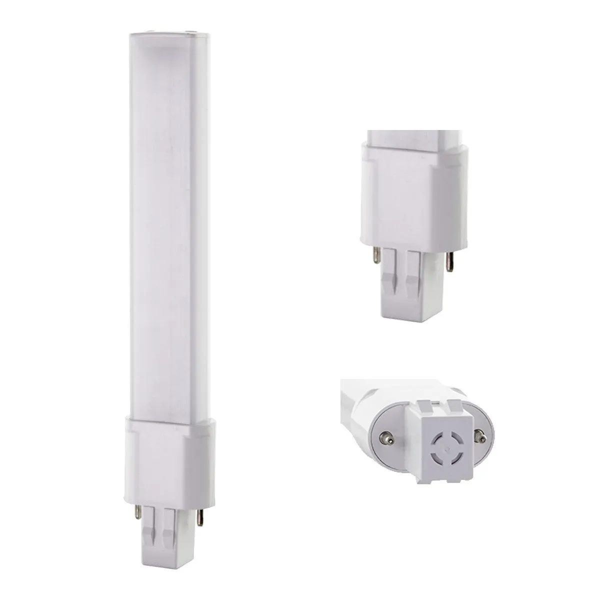 2 pin PL LED Bulb, 4W, 450 Lumens, 3500K, Omnidirectional, Replaces 13W CFL, G23 Base, Type B