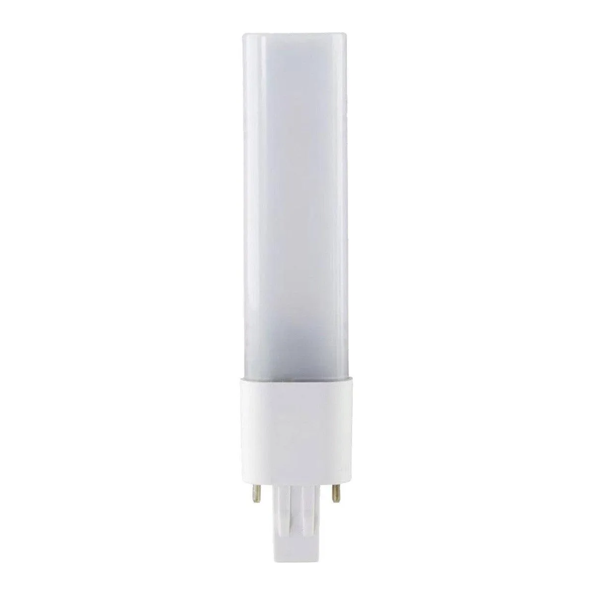 2 pin PL LED Bulb, 5W, 500lm, 3000K, Horizontal, 13W CFL Equal, GX23 Base, Direct Or Bypass