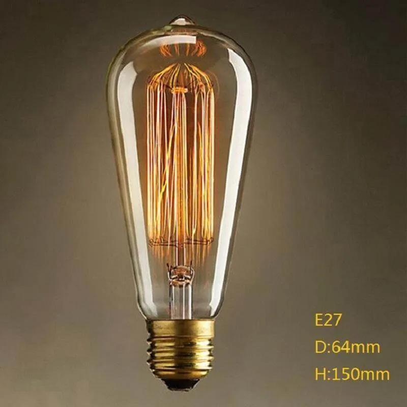 3PCS Retro Vintage Edison Bulb