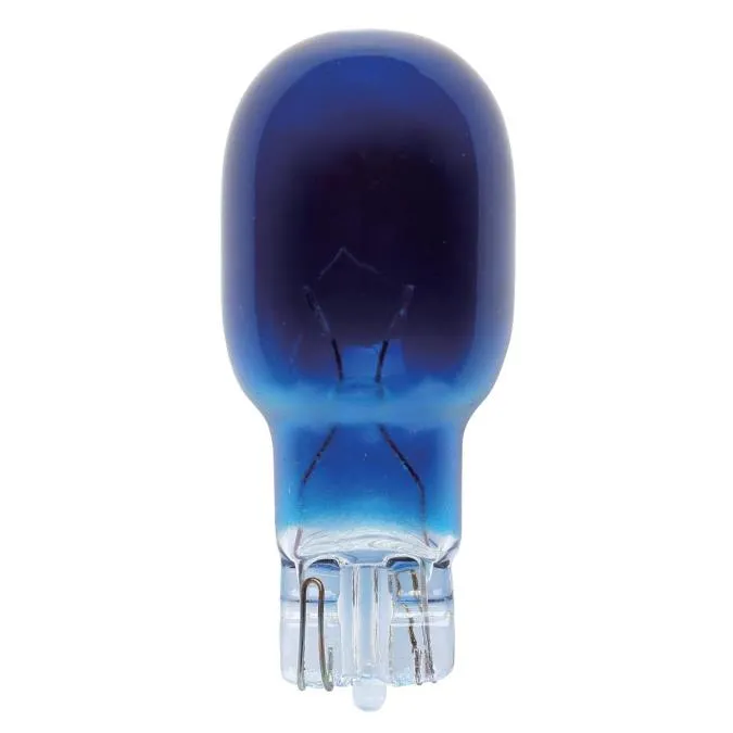 4 Watt T5 Incandescent Landscape Low Voltage Blue Wedge Base, 12 Volt, Card (2-Pack)