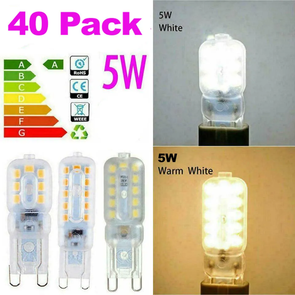 40 Pack LED Halogen Bulb - 5W