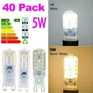 40 Pack LED Halogen Bulb - 5W