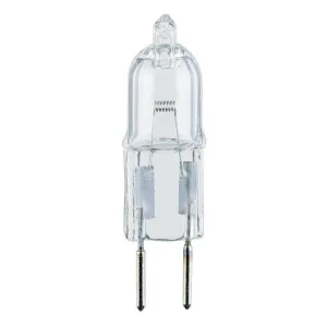 5 Watt T3 JC Halogen Low Voltage Clear G4 Base, 12 Volt, Card