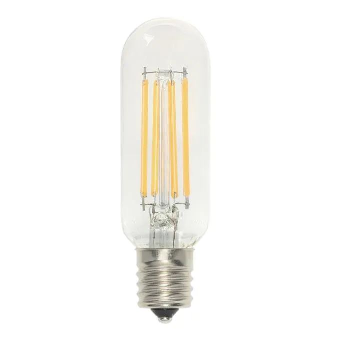 5W T8 Filament LED Dimmable Clear 2700K E17 (Intermediate) Base