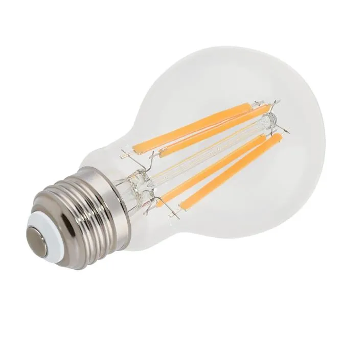 A19 8-Watt (75-Watt Equivalent) Medium Base Clear Dimmable Filament LED Lamp