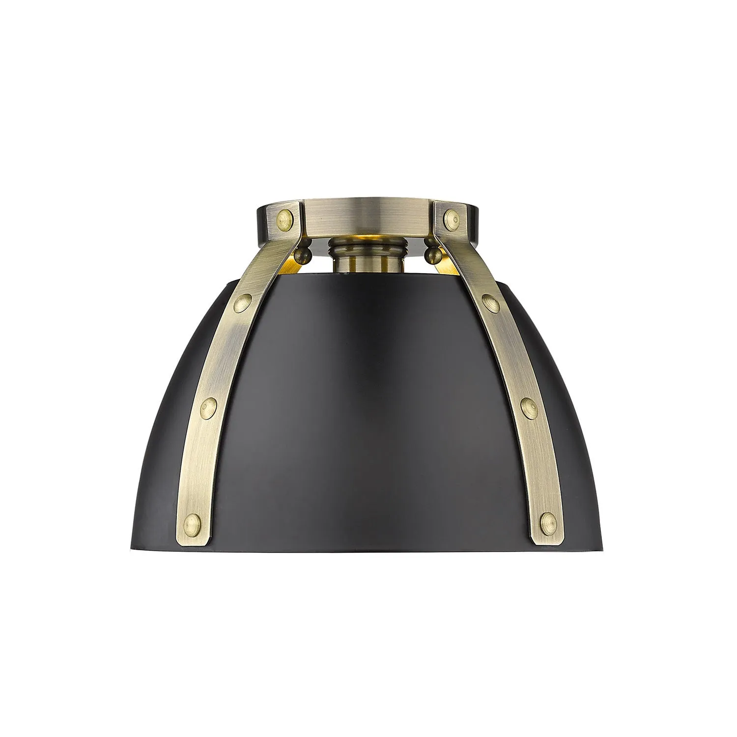 Aldrich AB Flush Mount in Aged Brass