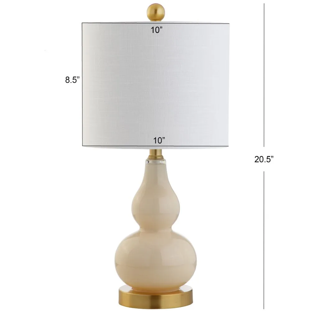 Aliza 20.5" Mini Glass LED Table Lamp