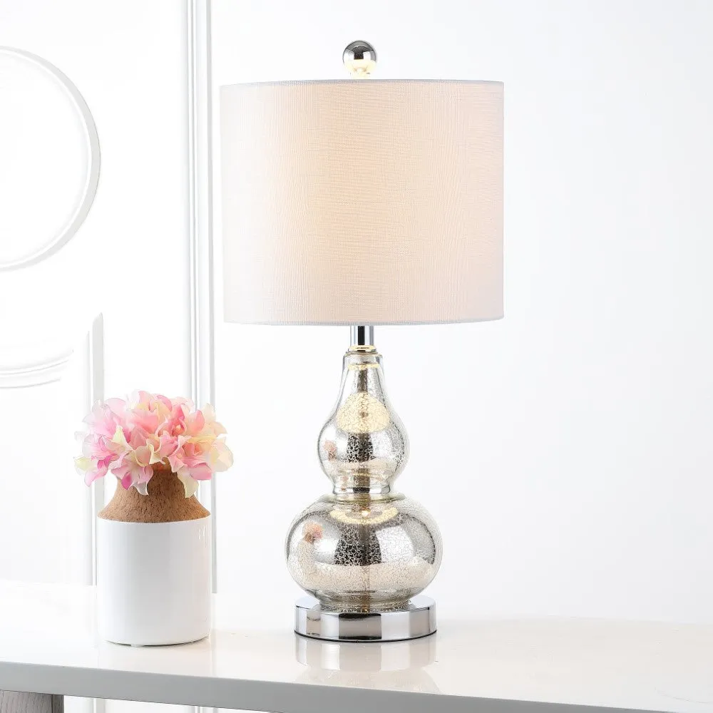 Aliza 20.5" Mini Glass LED Table Lamp