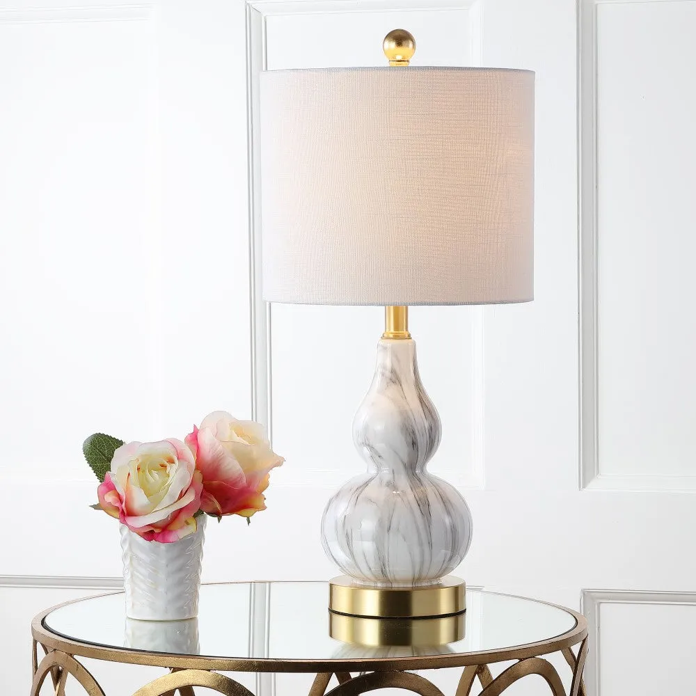 Aliza 20.5" Mini Glass LED Table Lamp