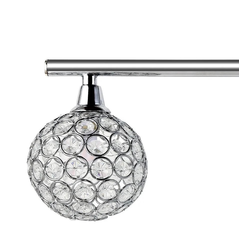 Angelo Iron/Glass Contemporary Glam LED Vanity Light