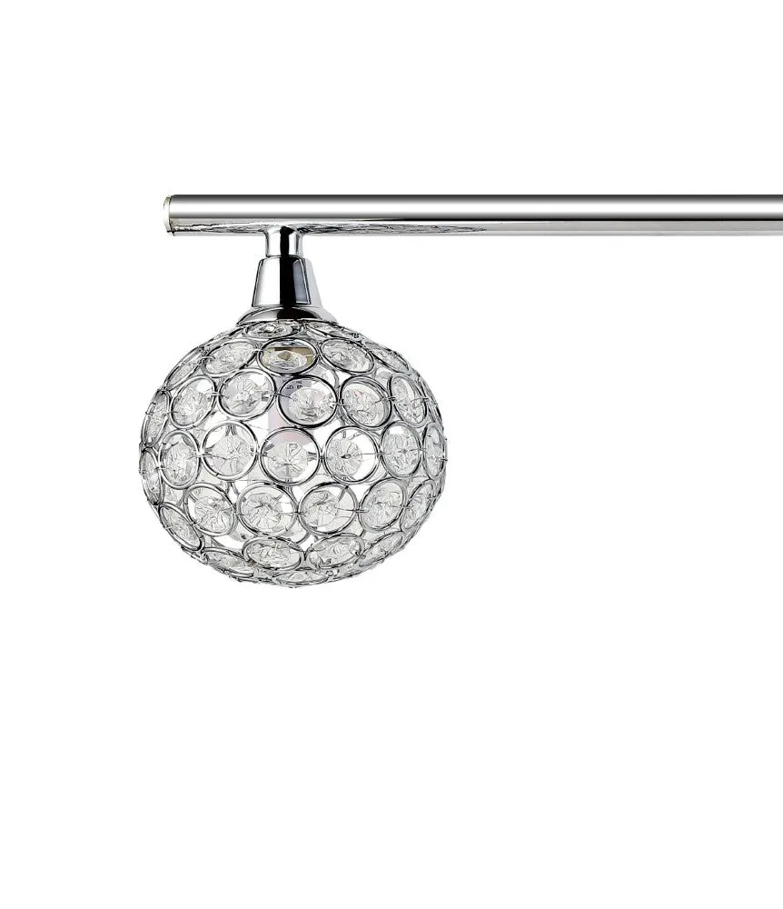 Angelo Iron/Glass Contemporary Glam LED Vanity Light