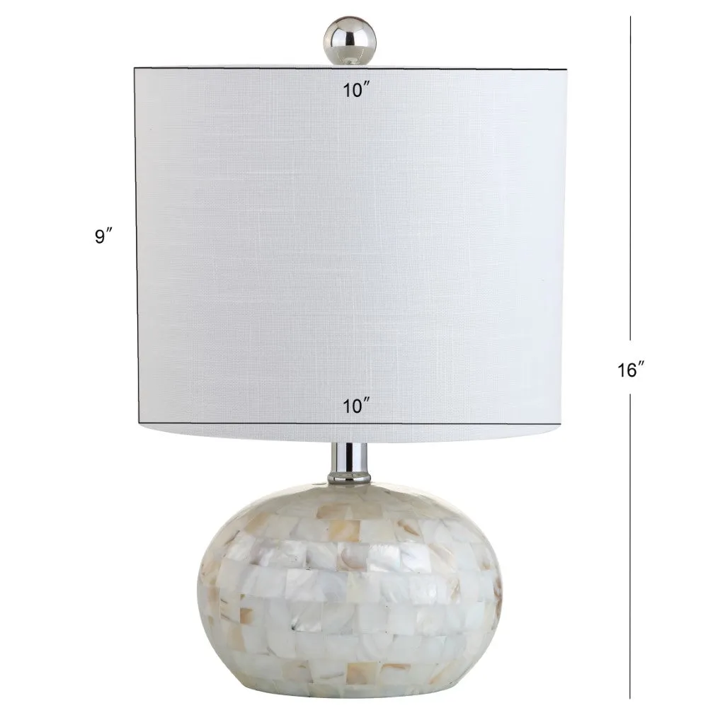 Asher 16" Seashell LED Table Lamp