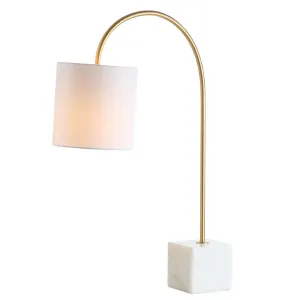 Avianna 25" Marble/Brass LED Table Lamp