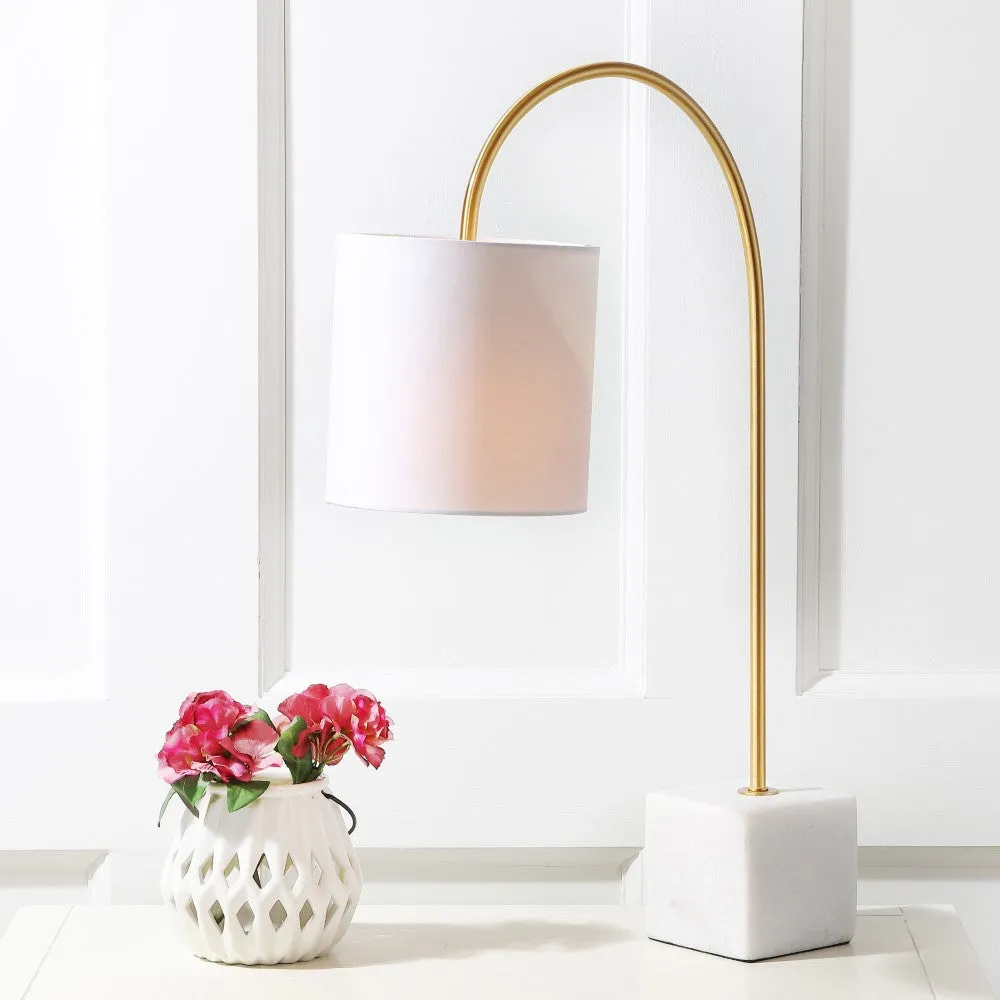 Avianna 25" Marble/Brass LED Table Lamp