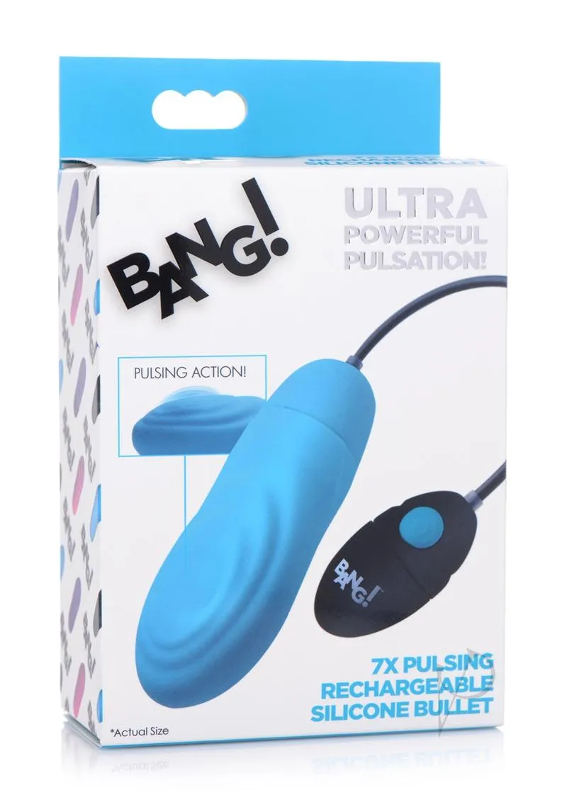 Bang 7x Pulsing Recharge Bullet Blue