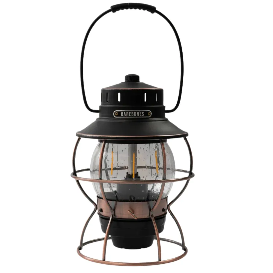 Barebones Railroad Lantern - Bronze