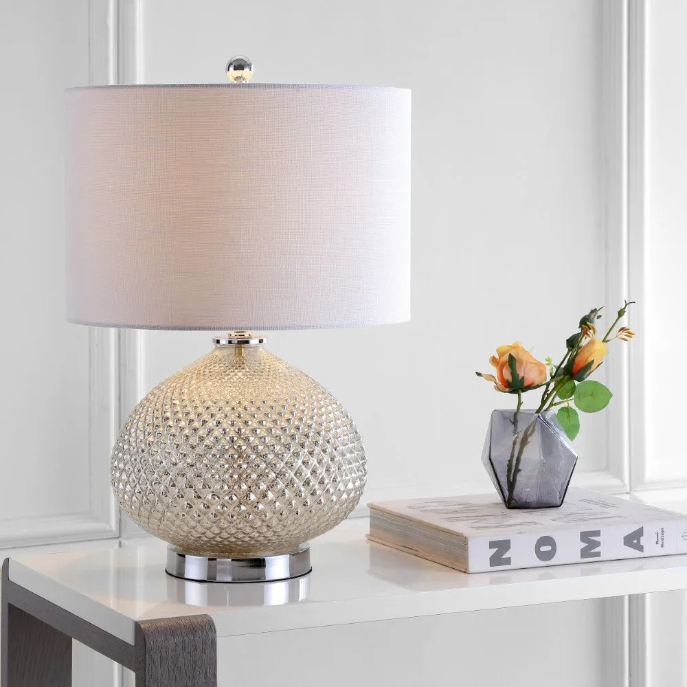 Bruno 22.5" LED Glass Table Lamp