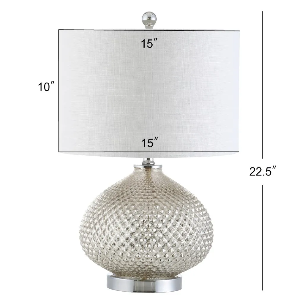 Bruno 22.5" LED Glass Table Lamp