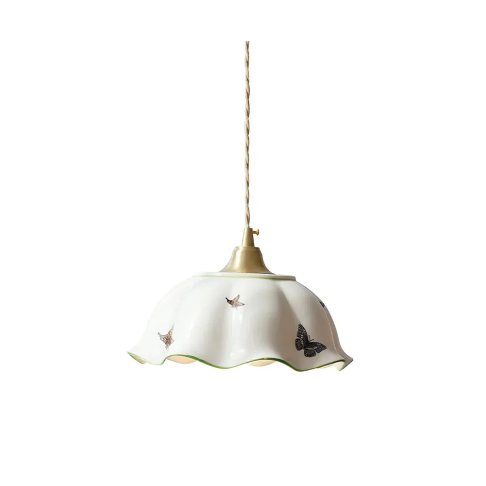 Butterfly Ceramic Pendant Lamp