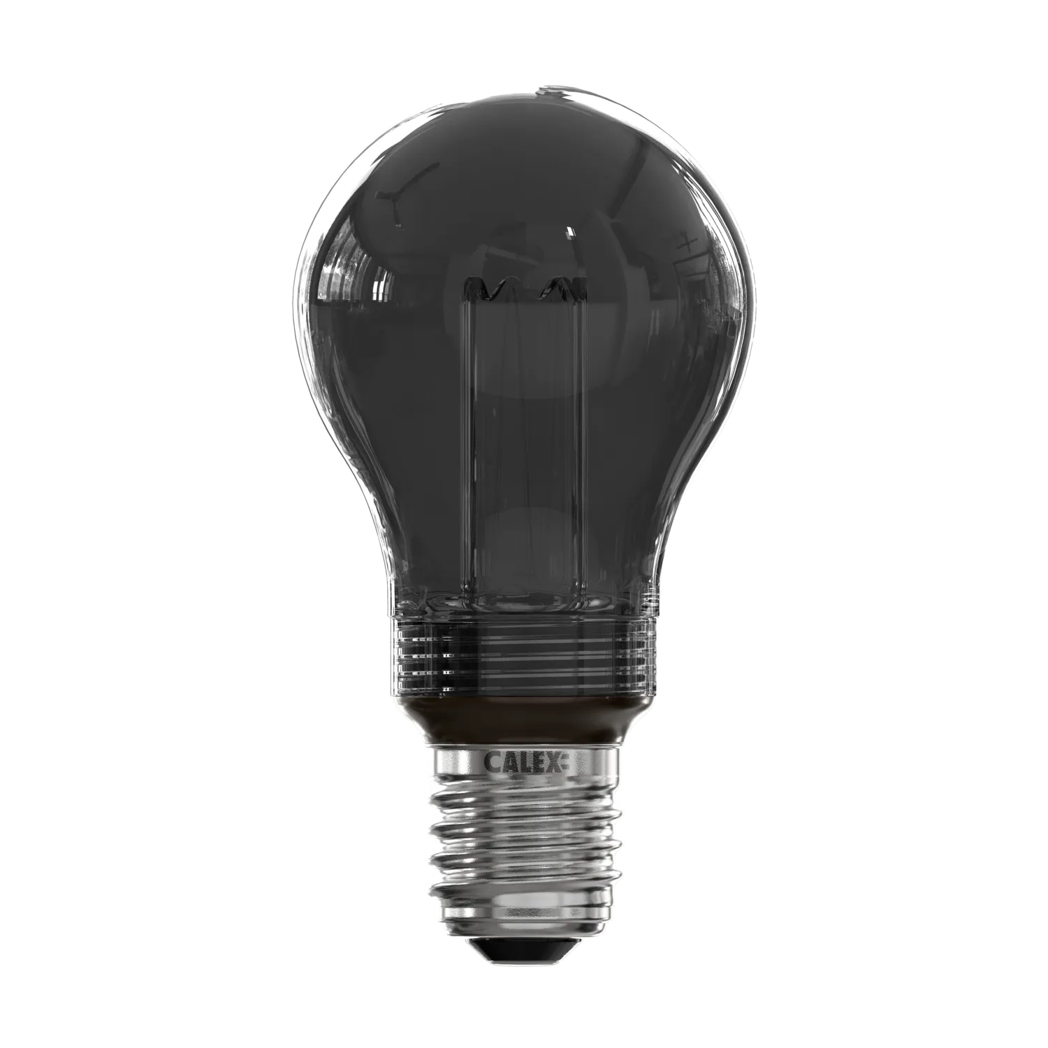 Calex Crown Series Filament LED Lamp - E27 - A60 - Titanium - 3.5W - Dimmable