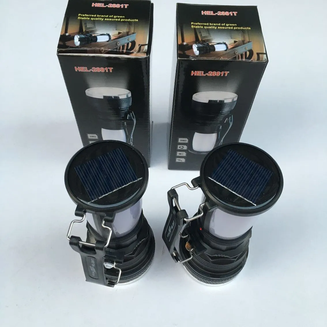 Camping tent flashlight