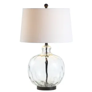 Cardinal 26.5" Glass/Metal LED Table Lamp