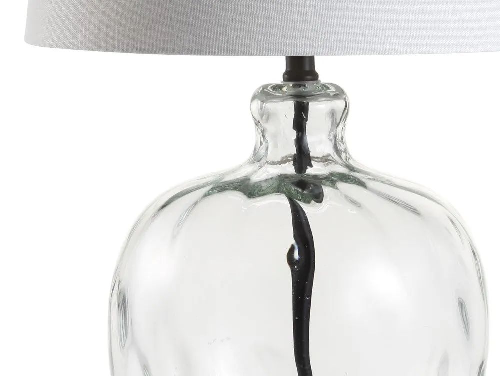 Cardinal 26.5" Glass/Metal LED Table Lamp