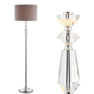 Carmelo 59.5" Crystal / Metal LED Floor Lamp