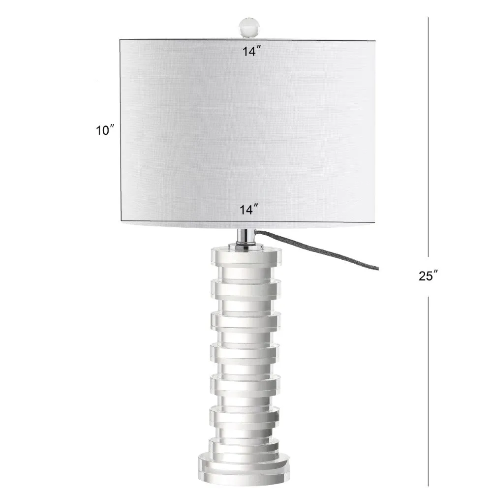 Carmen 25" Crystal LED Table Lamp