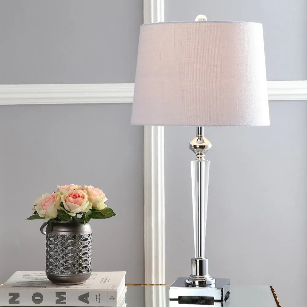 Casey 28.25" Crystal LED Table Lamp