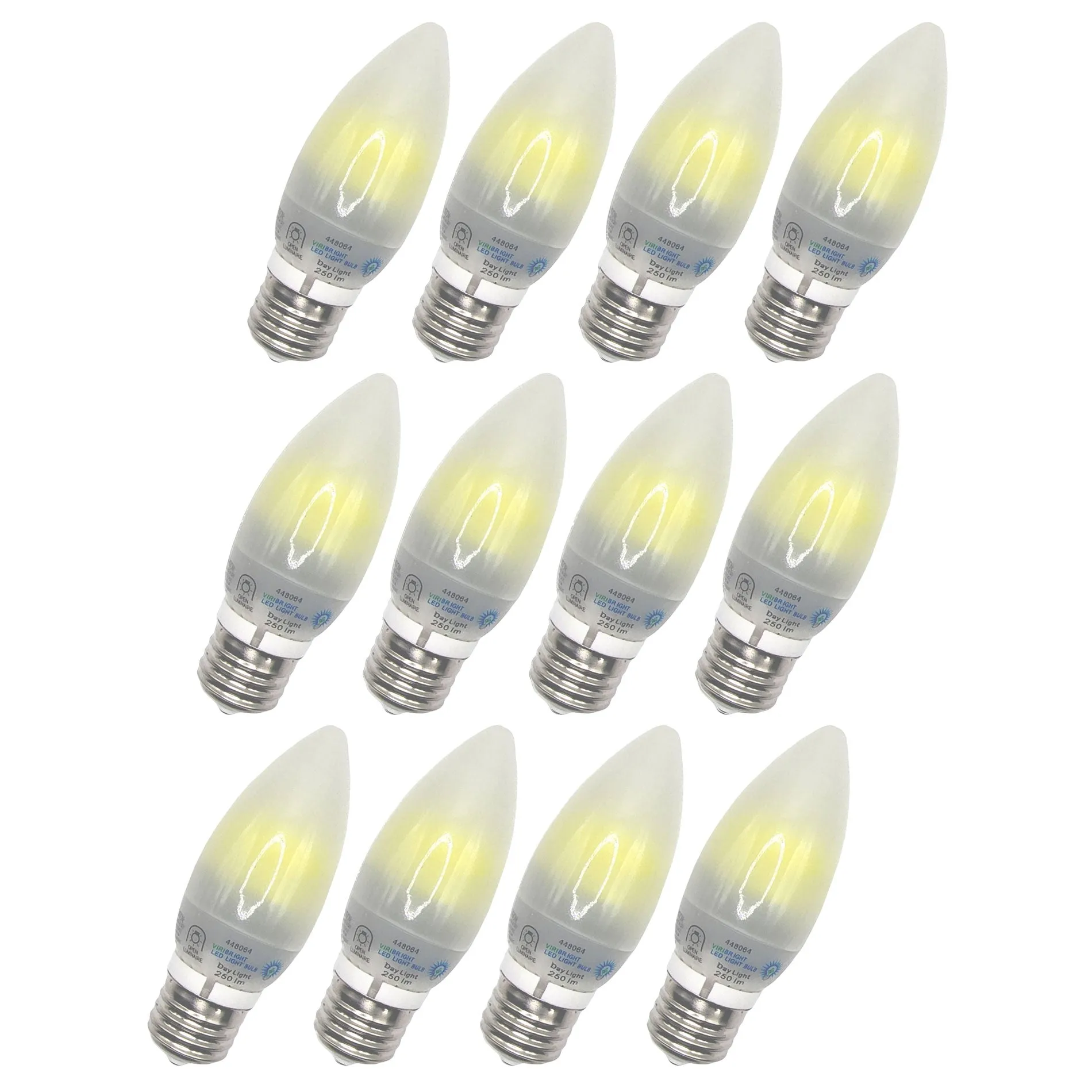 Chandelier 25-Watt Equivalent B11 E26 Frosted LED Light Bulb