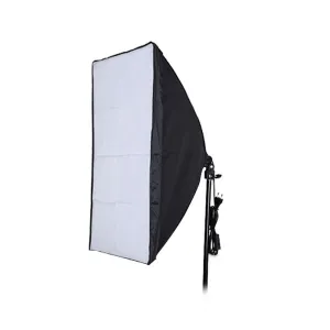 Collapsible 50x70cm Rectangle Soft Box Light With E27 Bulb Fitting