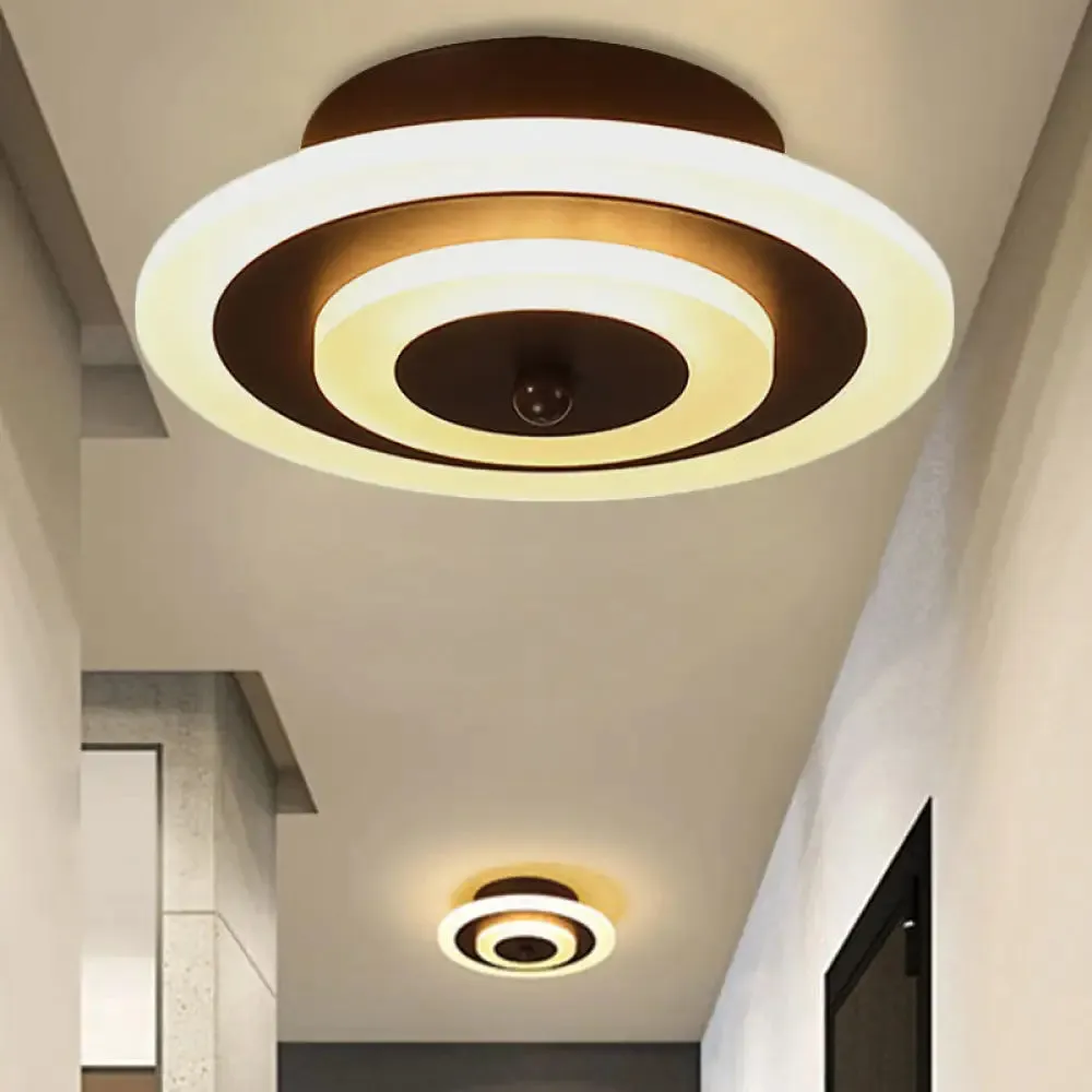 Contemporary Acrylic Ceiling Lamp - Ideal for Living Room and Hallway