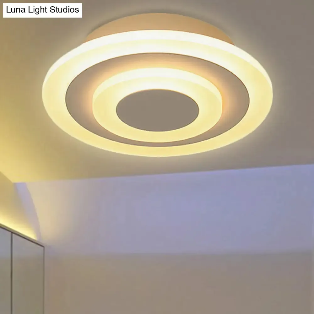 Contemporary Acrylic Ceiling Lamp - Ideal for Living Room and Hallway