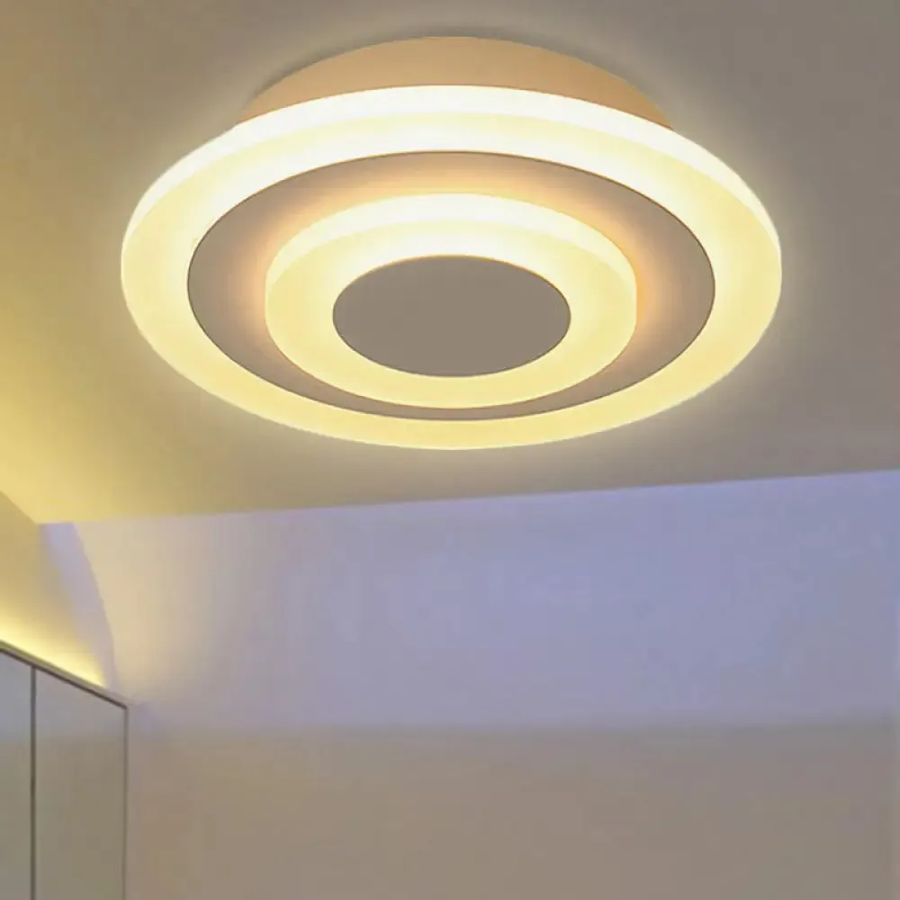 Contemporary Acrylic Ceiling Lamp - Ideal for Living Room and Hallway