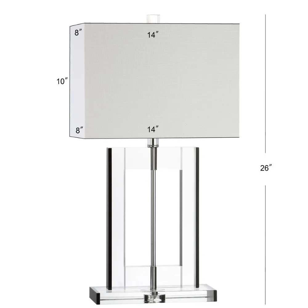 Darius 26" Crystal LED Table Lamp