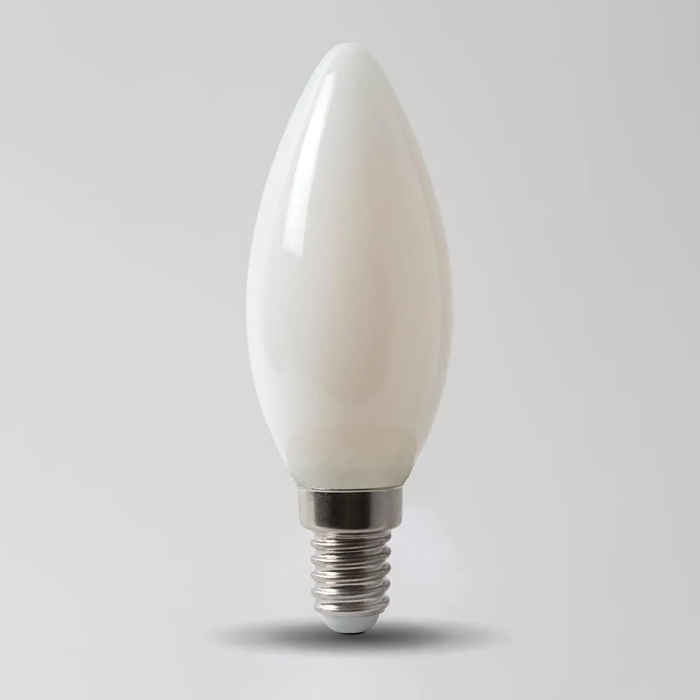 E14 4W Opal Candle Daylight High CRI LED Bulb