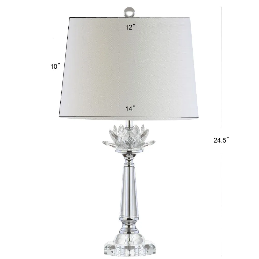 Emmet 24.5" Crystal LED Table Lamp