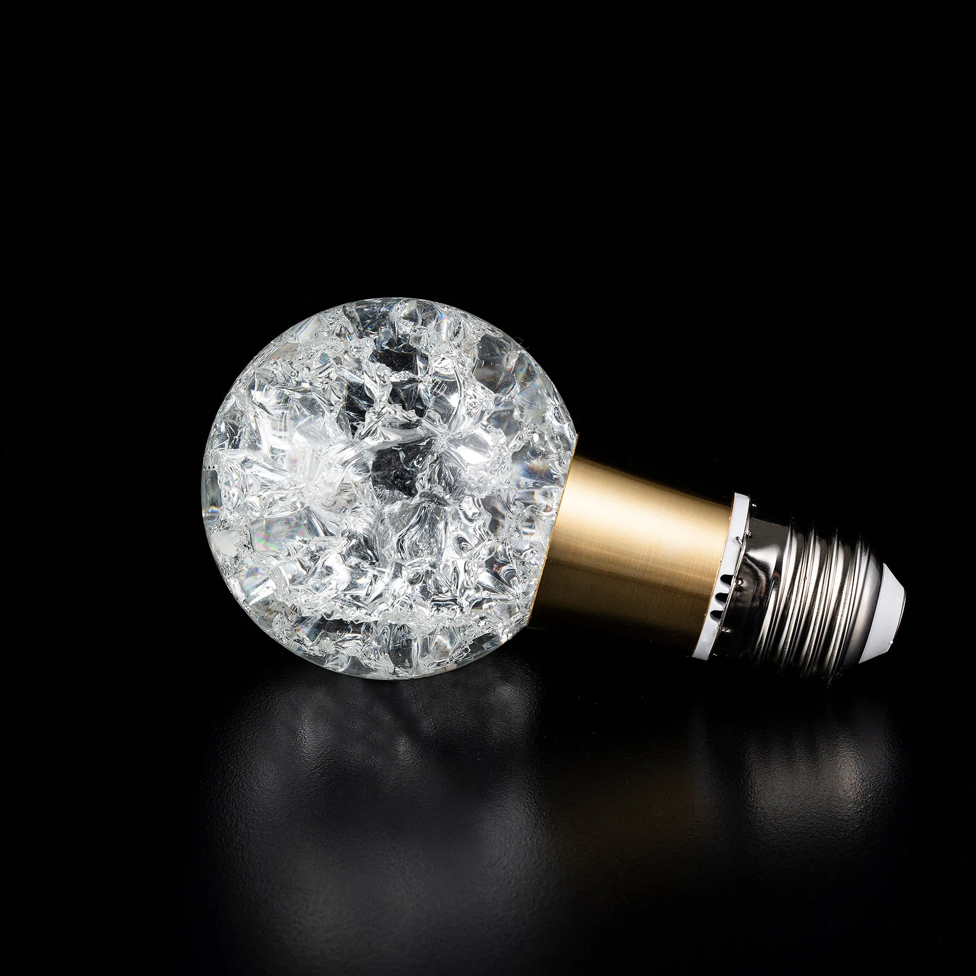 FRACTURED GLOBE Crystal LED Light Bulb