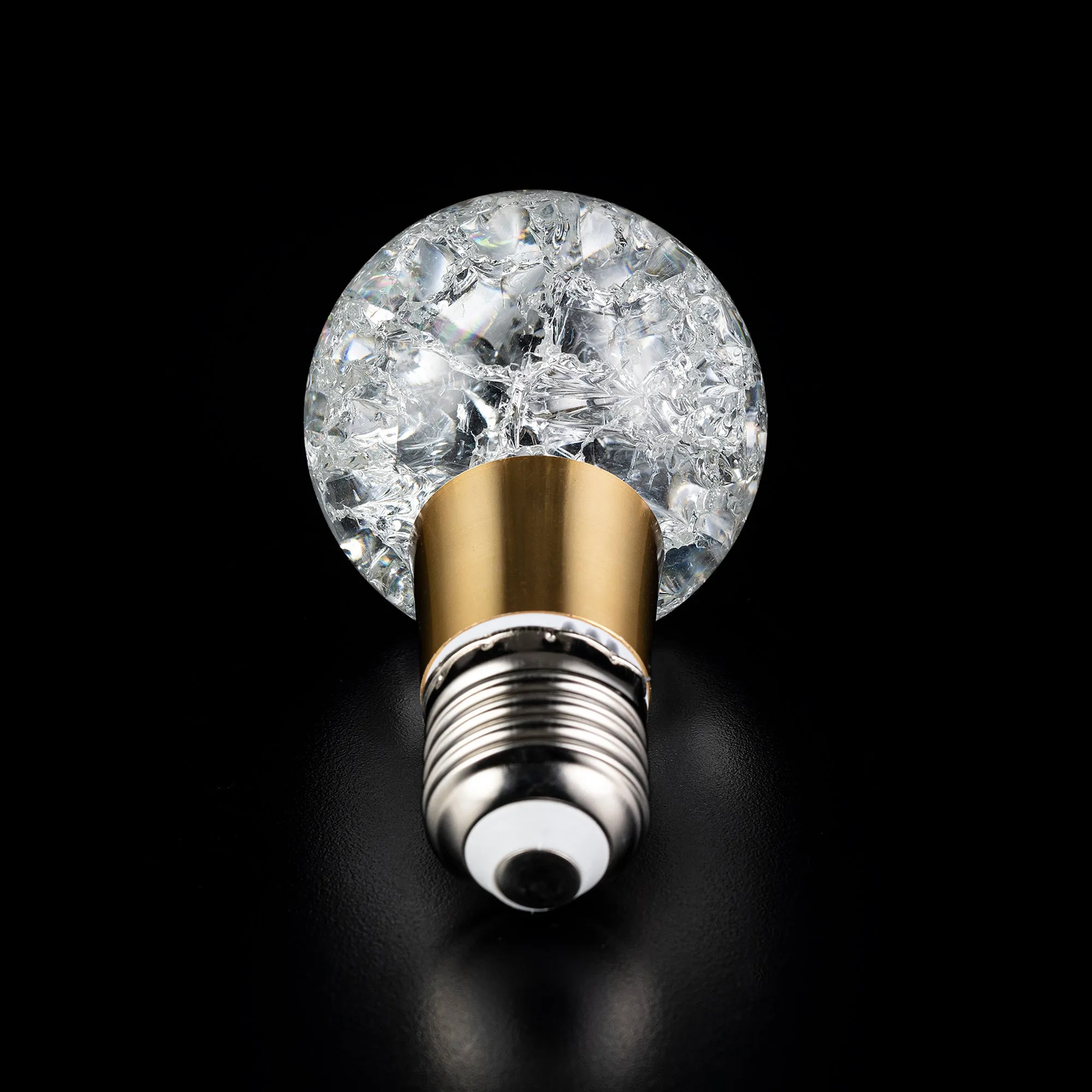 FRACTURED GLOBE Crystal LED Light Bulb