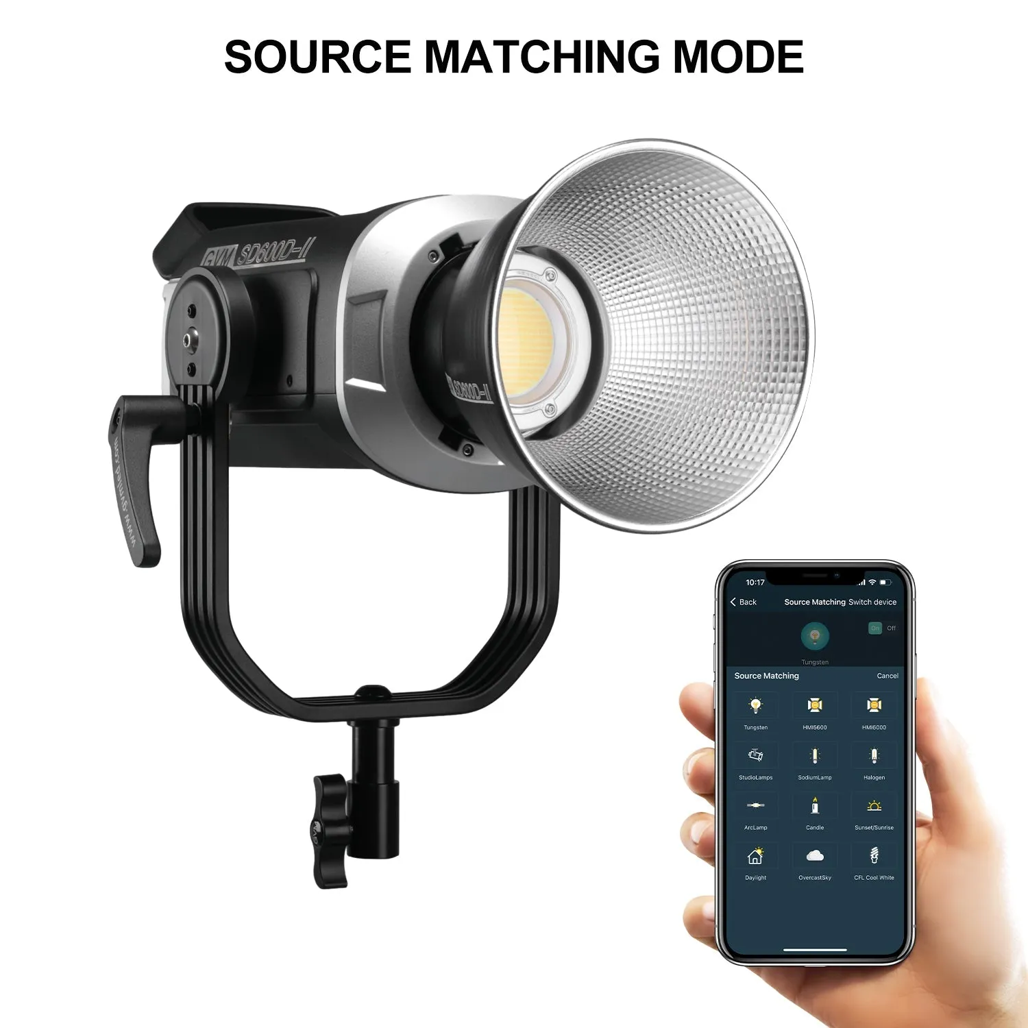 GVM SD600D-II 600W Upgraded  Bi-Color LED Video Light