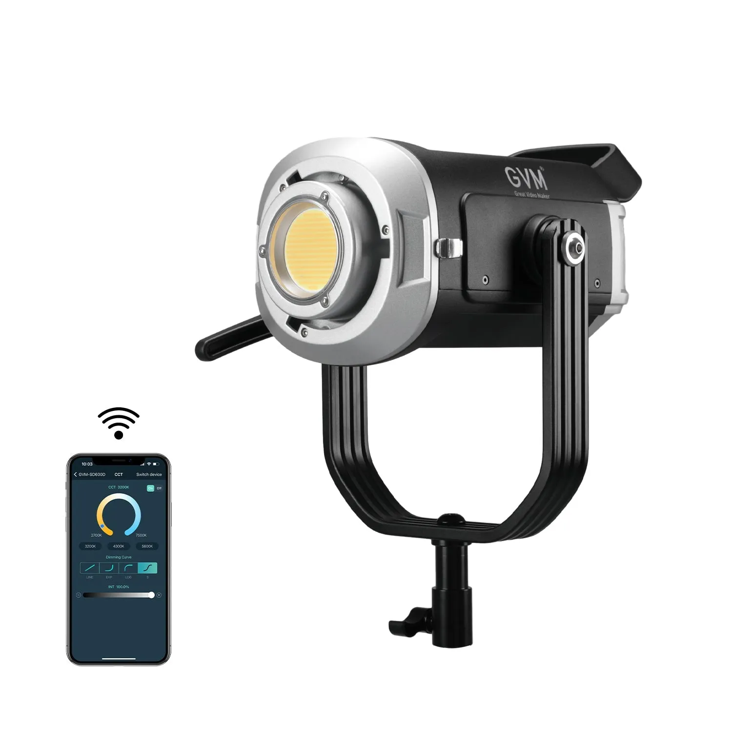 GVM SD600D-II 600W Upgraded  Bi-Color LED Video Light