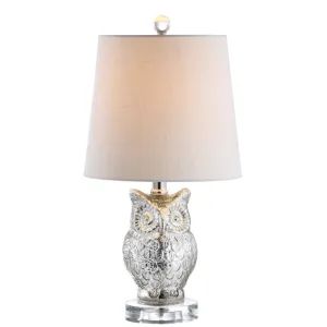 Hanna 19" Glass/Crystal LED Table Lamp