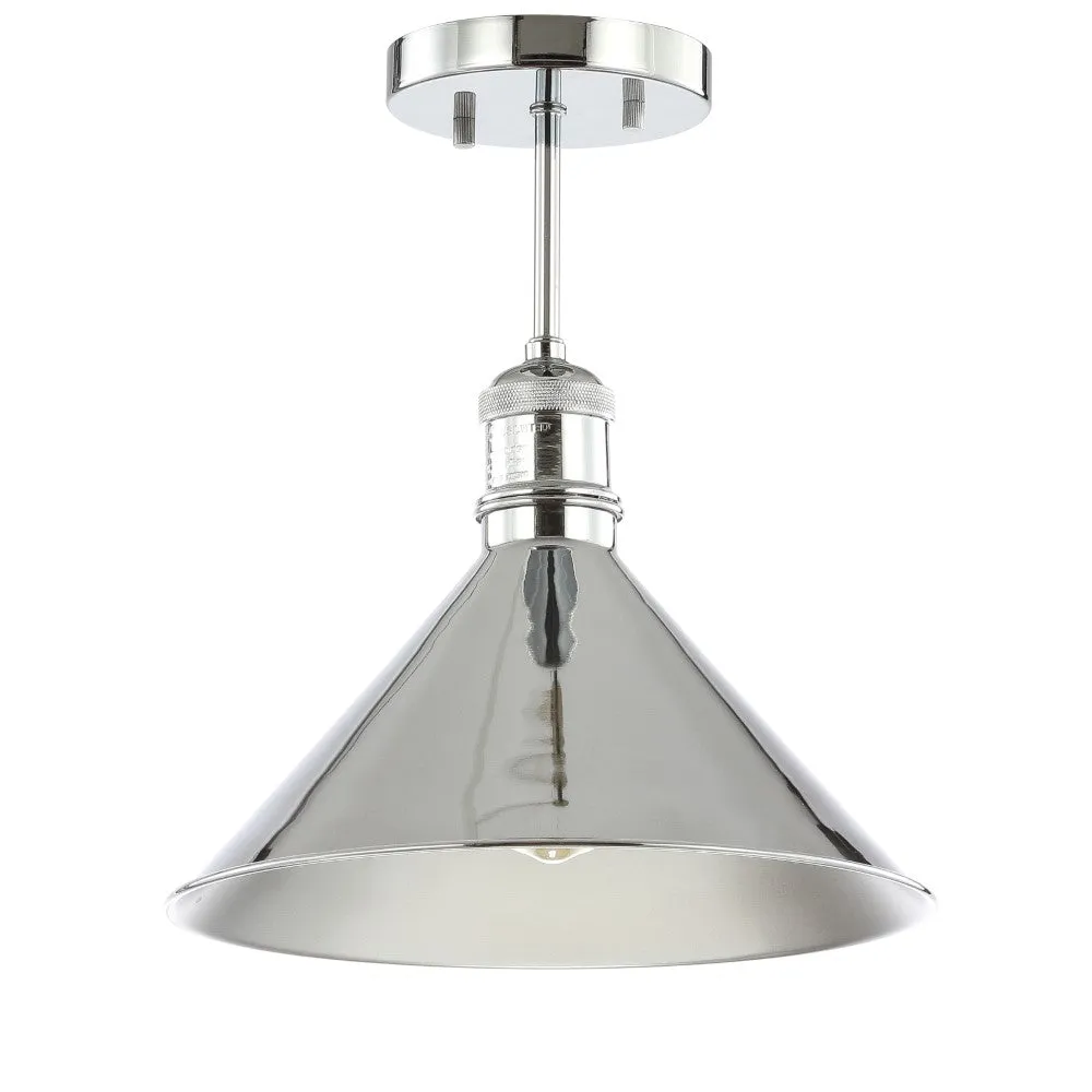 Ivo 11" Metal LED Semi-Flush Mount