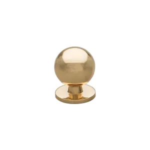 KETHY BK35 CABINET KNOB BULB SOLID BRASS 30MM